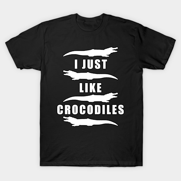 I just like crocodiles T-Shirt by Mamon